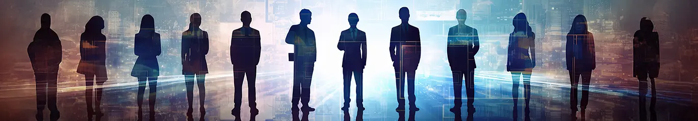 Persone in controluce